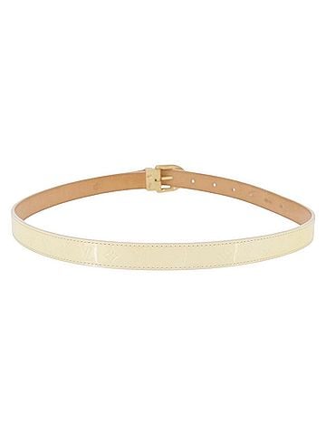 Louis Vuitton Vernis Belt Lv Monogram Vernis Beige Patent_Leather Belts Accessory (view 2)