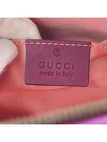 Gucci Gg Marmont Belt Matelasse Velvet Purple Velvet Handbag (view 2)