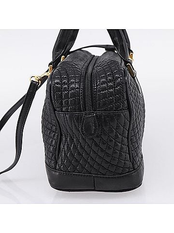 Bally Handbag Leather Black Leather Handbag (view 2)