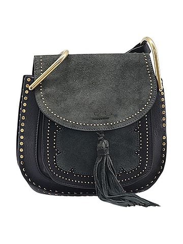 Chloé Hudson Studded Leather Black Leather Handbag (view 1)
