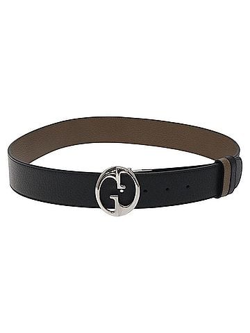 Gucci 1973 Reversible Belt (Outlet) Leather Black Leather Belts Accessory (view 2)