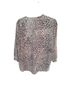 Torrid 100% Polyester Animal Print Multi Color Long Sleeve Blouse Size 1X - photo 2