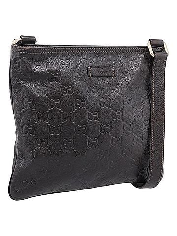 Gucci Crossbody ssima Leather Brown Leather Crossbody Bag Bag (view 1)