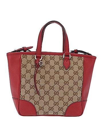 Gucci Bree Convertible Gg Canvas With Leather Beige Canvas Tote Bag Bag (view 1)