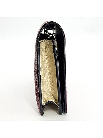 Gucci Soho Wallet On Chain Leather Red Leather Crossbody Bag Bag (view 2)