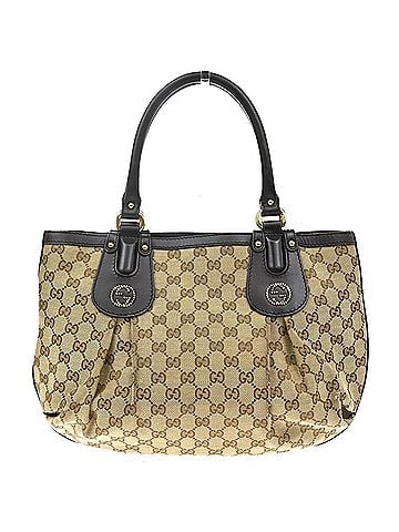 Gucci Scarlett Gg Canvas With Leather Brown Canvas Tote Bag Bag (view 1)