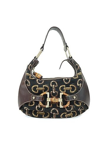 Gucci Horsebit Gg Canvas And Leather Brown Canvas Tote Bag Bag (view 1)