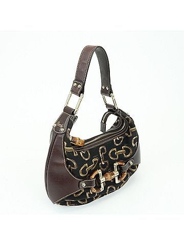 Gucci Horsebit Gg Canvas And Leather Brown Canvas Tote Bag Bag (view 2)