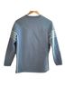 Sportcaster 100% Wool Stripes Blue Wool Pullover Sweater Size M - photo 2