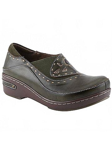 Spring Step Women's Burbank Clog in Olive (view 1)