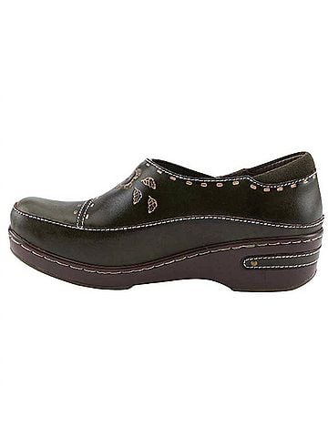 Spring Step Women's Burbank Clog in Olive (view 2)