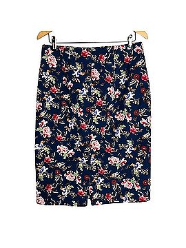 Philosophy Floral Navy Slip Skirt Casual Skirt (view 2)