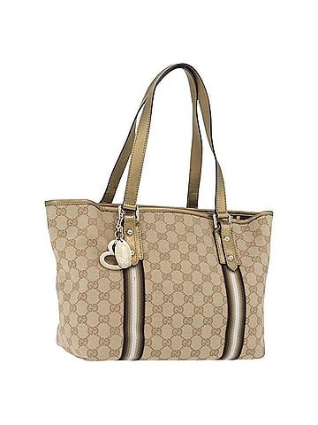 Gucci Jolicoeur Gg Canvas Beige Canvas Tote Bag Bag (view 1)