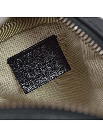 Gucci Tifosa Basketball Leather Black Leather Handbag (view 2)