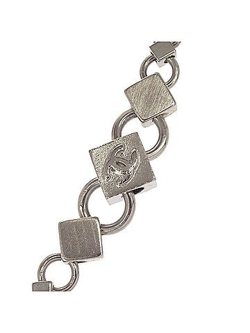 Chanel Logo Charm Chain Belt Metal Silver Silver_Plated Belts Accessory (view 2)