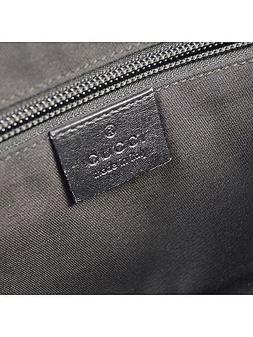 Gucci Waist Belt Bag (Outlet) Gg Canvas And Leather Black Canvas Crossbody Bag Bag (view 2)