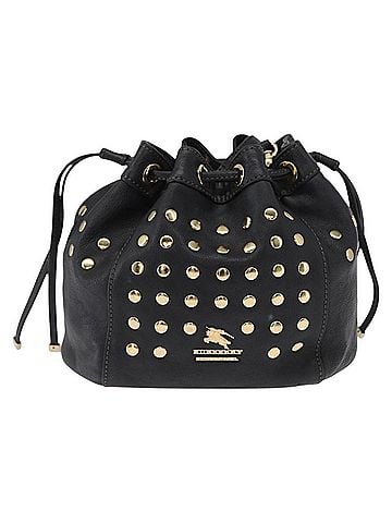 Burberry Blue Label Leather Black Leather Shoulder Bag Bag (view 1)