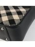 Burberry 100% Wool Solid Black Nova Check Wool Black Wool Handbag One size - photo 7