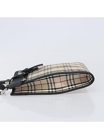 Burberry Nova Check Shoulder Bag Canvas Beige Canvas Shoulder Bag Bag (view 2)