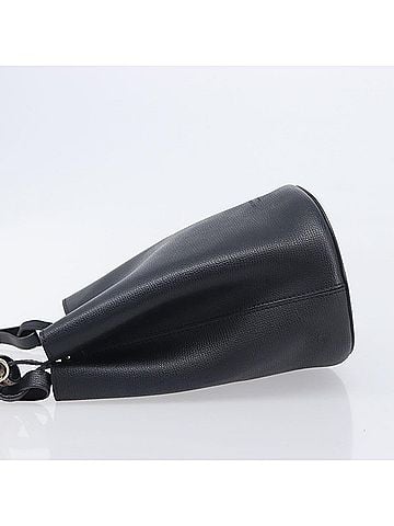 Burberry Lorne Bucket Leather Black Leather Handbag (view 2)