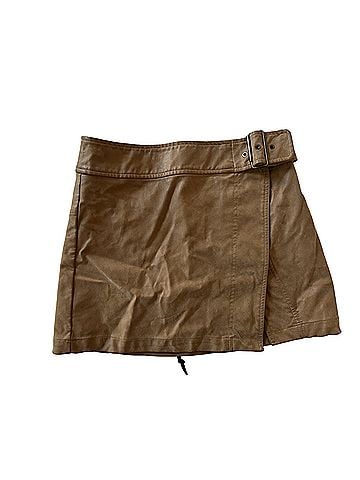 Free People Faux Leather Skirt (view 1)