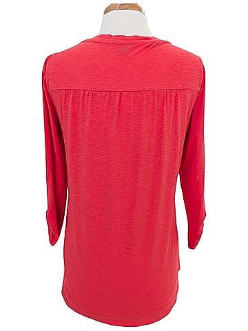 Lilla P Long Sleeve Henley (view 2)