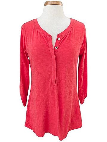 Lilla P Long Sleeve Henley (view 1)
