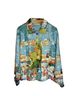 Michael Leu Floral Multi Color Button-Down Shirt Size M - photo 1