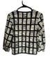 Yak Magik Floral Checkered-gingham Black White Blazer Size S - photo 2