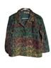 Michelle 100% Cotton Aztec Or Tribal Print Multi Color Jacket Size 2 - photo 1