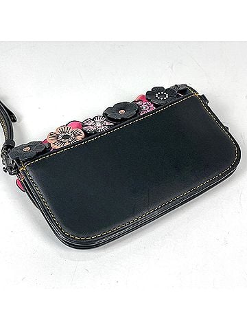 Coach Coach clutch bag, Tea Rose leather, black multicolor, 58181, women's. (view 2)