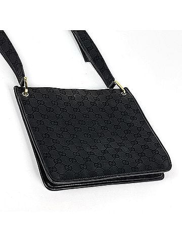 Gucci Gucci GUCCI Shoulder Bag GG Pattern Canvas Black 91762 Women's (view 2)