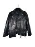 Zara Black Leather Moto Jacket Leather Jacket - photo 6