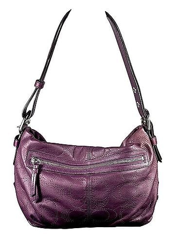 Coach Perforated Leather Hobo (view 2)