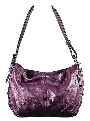 Coach Perforated Leather Hobo (view 1)