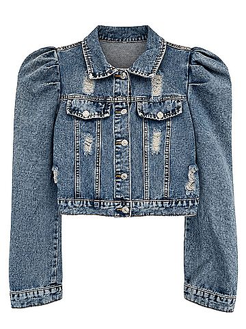 Title Unknown Star Denim Jacket (view 2)