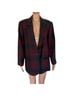 Sag Harbor Plaid Red Green Blazer Size 16 - photo 2