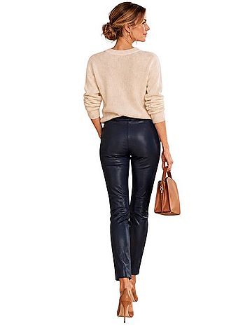 Theory Bristol Leather Pants (view 2)