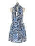 Lilly Pulitzer Floral Blue White Romper Size L - photo 2