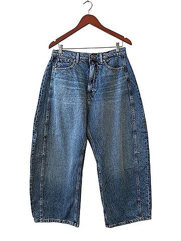 Good American Good Extreme Barrel Jeans (view 2)