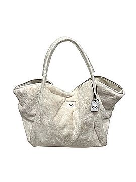 Alo Yoga Faux Fur Tote Bag Leather Belt (view 1)