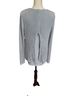 Chico's 52% Rayon 24% Metallic Fiber 15% Cotton 9% Acrylic 100% Polyester Gray Pullover Sweater Size 2 - photo 2