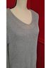 Chico's 52% Rayon 24% Metallic Fiber 15% Cotton 9% Acrylic 100% Polyester Gray Pullover Sweater Size 2 - photo 5
