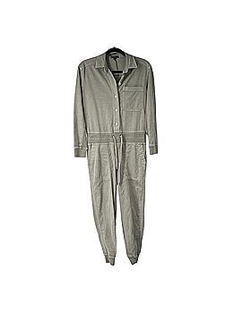 James Perse Mixed Media Utility Jumpsuit Overalls (view 1)