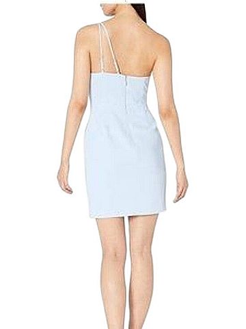 BCBGMAXAZRIA Cut Out One Shoulder Dress Cocktail Dress (view 2)