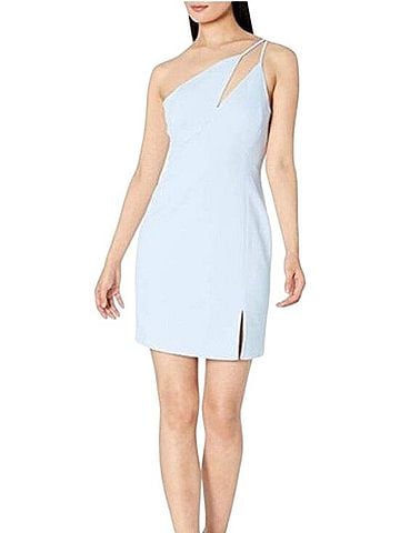 BCBGMAXAZRIA Cut Out One Shoulder Dress Cocktail Dress (view 1)