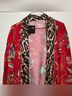R13 Red Fish &amp; Leopard Smoking Robe Jacket - photo 5