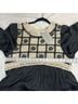 See and Be Seen 100% Polyester Black White Blouse Size M - photo 5