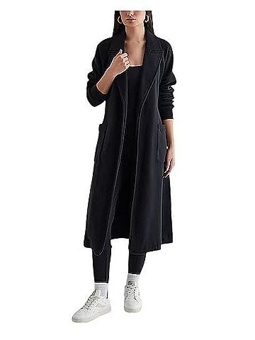 Express Belted Sweatshirt Trench Coat (view 1)