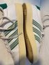 Adidas White Green Yellow Sneakers Size 8 1/2 - photo 5